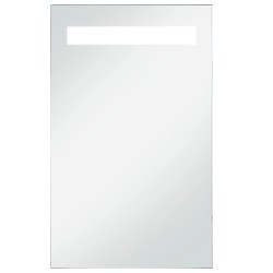vidaXL Badezimmer-Wandspiegel mit LEDs 60x100 cm