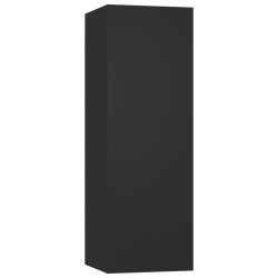 vidaXL TV-Schrank Schwarz 30,5x30x90 cm Holzwerkstoff