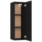 vidaXL TV-Schrank Schwarz 30,5x30x90 cm Holzwerkstoff vidaXL TV-Schrank Schwarz 30,5x30x90 cm Holzwerkstoff
