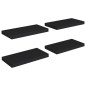 vidaXL Schwebende Wandregale 4 Stk. Schwarz 50x23x3,8cm MDF vidaXL Schwebende Wandregale 4 Stk. Schwarz 50x23x3,8cm MDF