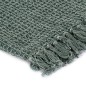 vidaXL Überwurf Baumwolle 125x150 cm Dunkelgrün vidaXL Überwurf Baumwolle 125x150 cm Dunkelgrün