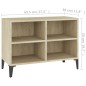 vidaXL TV-Schrank mit Metallbeinen Sonoma-Eiche 69,5x30x50cm vidaXL TV-Schrank mit Metallbeinen Sonoma-Eiche 69,5x30x50cm