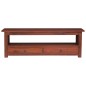 vidaXL TV-Schrank Braun 115x30x40 cm Massivholz Mahagoni vidaXL TV-Schrank Braun 115x30x40 cm Massivholz Mahagoni