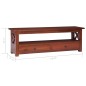 vidaXL TV-Schrank Braun 115x30x40 cm Massivholz Mahagoni vidaXL TV-Schrank Braun 115x30x40 cm Massivholz Mahagoni