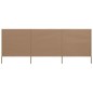 vidaXL 3-teiliges Windschutzgewebe 400 x 160 cm Taupe vidaXL 3-teiliges Windschutzgewebe 400 x 160 cm Taupe