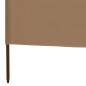 vidaXL 3-teiliges Windschutzgewebe 400 x 160 cm Taupe vidaXL 3-teiliges Windschutzgewebe 400 x 160 cm Taupe