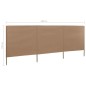 vidaXL 3-teiliges Windschutzgewebe 400 x 160 cm Taupe vidaXL 3-teiliges Windschutzgewebe 400 x 160 cm Taupe
