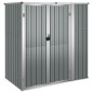 vidaXL Gerätehaus Grau 161x89x161 cm Verzinkter Stahl vidaXL Gerätehaus Grau 161x89x161 cm Verzinkter Stahl