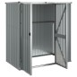 vidaXL Gerätehaus Grau 161x89x161 cm Verzinkter Stahl vidaXL Gerätehaus Grau 161x89x161 cm Verzinkter Stahl