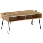 vidaXL Couchtisch Mangoholz Massiv 100 x 60 x 45 cm vidaXL Couchtisch Mangoholz Massiv 100 x 60 x 45 cm