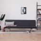 Schlafsofa Dunkelgrau Polyester Schlafsofa Dunkelgrau Polyester