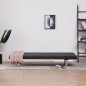 Schlafsofa Dunkelgrau Polyester Schlafsofa Dunkelgrau Polyester