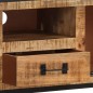 vidaXL TV-Schrank 110x31x46 cm Raues Mangoholz vidaXL TV-Schrank 110x31x46 cm Raues Mangoholz