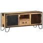 vidaXL TV-Schrank 110x31x46 cm Raues Mangoholz vidaXL TV-Schrank 110x31x46 cm Raues Mangoholz