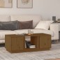 vidaXL Couchtisch Honigbraun 110x50x40 cm Massivholz Kiefer vidaXL Couchtisch Honigbraun 110x50x40 cm Massivholz Kiefer