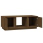 vidaXL Couchtisch Honigbraun 110x50x40 cm Massivholz Kiefer vidaXL Couchtisch Honigbraun 110x50x40 cm Massivholz Kiefer