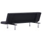 Schlafsofa Dunkelgrau Polyester Schlafsofa Dunkelgrau Polyester