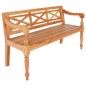 vidaXL Batavia-Sitzbank 136 cm Mahagoni Massivholz Hellbraun vidaXL Batavia-Sitzbank 136 cm Mahagoni Massivholz Hellbraun