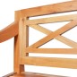 vidaXL Batavia-Sitzbank 136 cm Mahagoni Massivholz Hellbraun vidaXL Batavia-Sitzbank 136 cm Mahagoni Massivholz Hellbraun