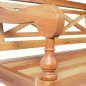 vidaXL Batavia-Sitzbank 136 cm Mahagoni Massivholz Hellbraun vidaXL Batavia-Sitzbank 136 cm Mahagoni Massivholz Hellbraun