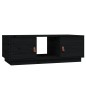 vidaXL Couchtisch Schwarz 100x50x35 cm Massivholz Kiefer vidaXL Couchtisch Schwarz 100x50x35 cm Massivholz Kiefer