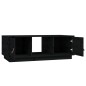 vidaXL Couchtisch Schwarz 100x50x35 cm Massivholz Kiefer vidaXL Couchtisch Schwarz 100x50x35 cm Massivholz Kiefer