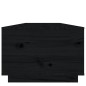 vidaXL Couchtisch Schwarz 100x50x35 cm Massivholz Kiefer vidaXL Couchtisch Schwarz 100x50x35 cm Massivholz Kiefer