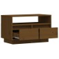 vidaXL TV-Schrank Honigbraun 60x35x37 cm Massivholz Kiefer vidaXL TV-Schrank Honigbraun 60x35x37 cm Massivholz Kiefer