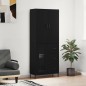Highboard Schwarz 69,5x34x180 cm Holzwerkstoff Highboard Schwarz 69,5x34x180 cm Holzwerkstoff