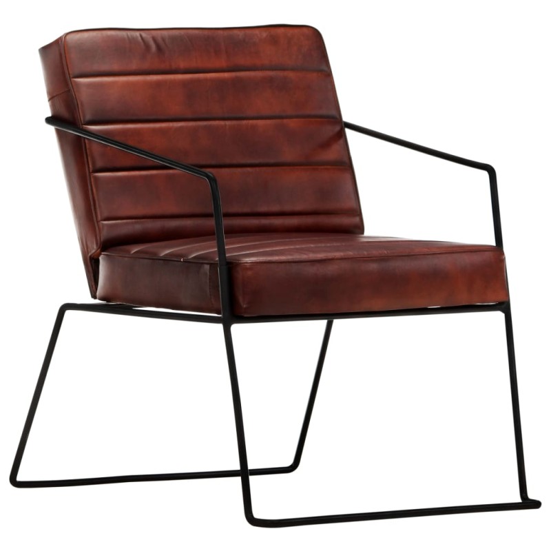 Sessel Dunkelbraun Echtleder Sessel Dunkelbraun Echtleder