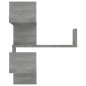 vidaXL Wand-Eckregal Grau Sonoma 40x40x50 cm Holzwerkstoff vidaXL Wand-Eckregal Grau Sonoma 40x40x50 cm Holzwerkstoff