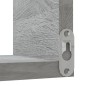 vidaXL Wand-Eckregal Grau Sonoma 40x40x50 cm Holzwerkstoff vidaXL Wand-Eckregal Grau Sonoma 40x40x50 cm Holzwerkstoff