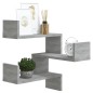 vidaXL Wand-Eckregal Grau Sonoma 40x40x50 cm Holzwerkstoff vidaXL Wand-Eckregal Grau Sonoma 40x40x50 cm Holzwerkstoff