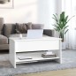 vidaXL Couchtisch Hochglanz-Weiß 80x50x40 cm Holzwerkstoff vidaXL Couchtisch Hochglanz-Weiß 80x50x40 cm Holzwerkstoff