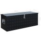 vidaXL Aluminiumkiste 1085 x 370 x 400 mm Schwarz vidaXL Aluminiumkiste 1085 x 370 x 400 mm Schwarz