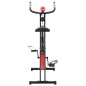 vidaXL Magnetischer Heimtrainer X-Bike mit Pulsmessung Schwarz Rot vidaXL Magnetischer Heimtrainer X-Bike mit Pulsmessung Schwarz Rot