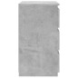 vidaXL Nachttisch Betongrau 40x35x62,5 cm Holzwerkstoff vidaXL Nachttisch Betongrau 40x35x62,5 cm Holzwerkstoff