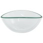 vidaXL Waschbecken Hartglas 54,5x35x15,5 cm Transparent
