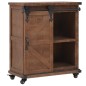 vidaXL Aufbewahrungsschrank Tannenholz Massiv 64x33,5x75 cm Braun vidaXL Aufbewahrungsschrank Tannenholz Massiv 64x33,5x75 cm Braun