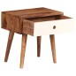 vidaXL Nachttisch 45 x 30 x 45 cm Massivholz vidaXL Nachttisch 45 x 30 x 45 cm Massivholz