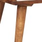 vidaXL Nachttisch 45 x 30 x 45 cm Massivholz vidaXL Nachttisch 45 x 30 x 45 cm Massivholz