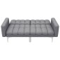 Schlafsofa Hellgrau Stoff Schlafsofa Hellgrau Stoff