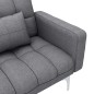 Schlafsofa Hellgrau Stoff Schlafsofa Hellgrau Stoff