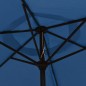 vidaXL Sonnenschirm mit Metall-Mast 300 cm Azurblau vidaXL Sonnenschirm mit Metall-Mast 300 cm Azurblau