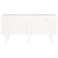 vidaXL Hochbeet Weiß 121x50x57 cm Massivholz Kiefer vidaXL Hochbeet Weiß 121x50x57 cm Massivholz Kiefer