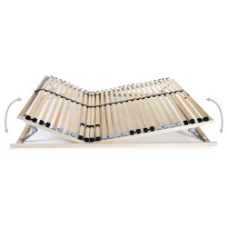 vidaXL Lattenrost mit 28 Latten 7 Zonen 120x200 cm