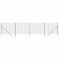 vidaXL Maschendrahtzaun Anthrazit 1,8x10 m Verzinkter Stahl vidaXL Maschendrahtzaun Anthrazit 1,8x10 m Verzinkter Stahl