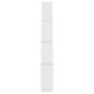 vidaXL Würfelregal Weiß 90x15x119 cm Holzwerkstoff vidaXL Würfelregal Weiß 90x15x119 cm Holzwerkstoff