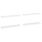 vidaXL Schwebende Wandregale 4 Stk. Weiß 90x23,5x3,8 cm MDF vidaXL Schwebende Wandregale 4 Stk. Weiß 90x23,5x3,8 cm MDF
