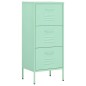 vidaXL Lagerschrank Minzgrün 42,5x35x101,5 cm Stahl vidaXL Lagerschrank Minzgrün 42,5x35x101,5 cm Stahl